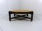 Niedriger Brutalistischer Japandi Couchtisch, Frankreich, 1960er 3