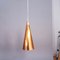 Lampada da soffitto in rame di Hans Bergströms, anni '50, Immagine 3