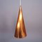Lampada da soffitto in rame di Hans Bergströms, anni '50, Immagine 2