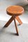 Elm Wood Stool S31 by Pierre Chapo, France, 1974, Image 4