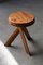 Elm Wood Stool S31 by Pierre Chapo, France, 1974, Image 3