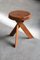 Elm Wood Stool S31 by Pierre Chapo, France, 1974, Image 7