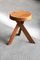 Elm Wood Stool S31 by Pierre Chapo, France, 1974, Image 8