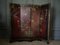 Early 20th Century Chinese Lacquer Screen with 4 Leaves 6