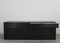 Sideboard in Black Wood and Skai by Vico Magistretti Samarcanda for Poggi, 1970s 2