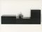 Sideboard in Black Wood and Skai by Vico Magistretti Samarcanda for Poggi, 1970s 10