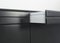 Sideboard in Black Wood and Skai by Vico Magistretti Samarcanda for Poggi, 1970s 7