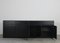 Sideboard in Black Wood and Skai by Vico Magistretti Samarcanda for Poggi, 1970s 5