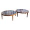 Copper and Enamel Coffee Tables, 1970s, Set of 2 1