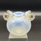 Vintage Art Deco French Opaline Glass Ronsard Vase by René Lalique, 1926, Image 2