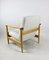 White Ivory Boucle GFM-142 Armchair attributed to Edmund Homa, 1970s 8