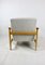 White Ivory Boucle GFM-142 Armchair attributed to Edmund Homa, 1970s 7