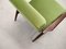 Mid-Century Armchair in Green Velvet by Henryk Lis, 1967 2