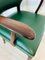 Heritage Danish Rosewood Green Leather Armchair, 1960s 3