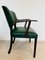 Heritage Danish Rosewood Green Leather Armchair, 1960s 5