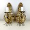Vintage Empire Brass Wall Sconces, 1930s, Set of 2 3