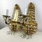 Vintage Empire Brass Wall Sconces, 1930s, Set of 2 2
