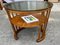 Table Basse Ronde Art Déco de Slagelse Møbelværk, Danemark, 1940s 3
