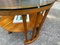 Table Basse Ronde Art Déco de Slagelse Møbelværk, Danemark, 1940s 6