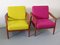 Model 164 Lounge Chairs by Arne Vodder for France & Søn, 1955, Set of 2, Image 12