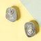 Ohrringe aus Silber & Moosachat von Gussi, 1957, 2 . Set 5