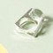 Silver and Rock Crystal Ring by Claës Giertta, 1967, Image 6