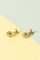 Gold Stud Earrings by Liisa Vitali for Nesto, 1960s, Set of 2, Image 4