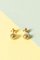 Gold Stud Earrings by Liisa Vitali for Nesto, 1960s, Set of 2, Image 3