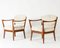 Mid-Century Schaffell Sessel, 1960er, 2er Set 2