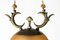 Schwedische Grace Deckenlampe aus Messing & Glas, 1930er 6
