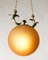 Schwedische Grace Deckenlampe aus Messing & Glas, 1930er 5