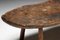 Mesa de centro Wabi Sabi brutalista grande, años 60, Imagen 6