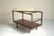 Mid-Century Mahogany and Formica Bar Cart by Georges Frydman for E.F.A., 1950s 4