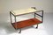 Mid-Century Mahogany and Formica Bar Cart by Georges Frydman for E.F.A., 1950s 2
