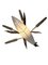 Large Regency Wheat Sheaf Corn Insect Wall Light, 1980s, Image 3
