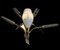 Large Regency Wheat Sheaf Corn Insect Wall Light, 1980s, Image 4