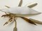 Large Regency Wheat Sheaf Corn Insect Wall Light, 1980s, Image 14