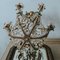 Lampadario con perline in cristallo e fiori verdi, Italia, Immagine 6