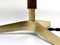 Mid-Century Tripod Brass & Teak Table Lamp from Kalmar, 1950s 12