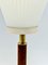 Mid-Century Tripod Brass & Teak Table Lamp from Kalmar, 1950s 7