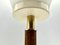 Mid-Century Tripod Brass & Teak Table Lamp from Kalmar, 1950s 6