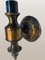 Vintage Golden Brass Wall Light, 1960s 6