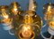 Mid-Century Swedish T526 Chandelier with Amber Colored Glasses by Hans-Agne Jakobsson for Hans-Agne Jakobsson Ab, 1960s, Image 15