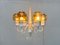 Mid-Century Swedish T526 Chandelier with Amber Colored Glasses by Hans-Agne Jakobsson for Hans-Agne Jakobsson Ab, 1960s, Image 6