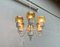 Mid-Century Swedish T526 Chandelier with Amber Colored Glasses by Hans-Agne Jakobsson for Hans-Agne Jakobsson Ab, 1960s, Image 10