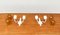 Appliques Murales T526 Mid-Century avec Verres Ambrés par Hans-Agne Jakobsson pour Hans-Agne Jakobsson Ab, Suède, 1960s, Set de 2 11