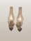 Goldene Vintage Wandlampe aus Messing, 1960er 9
