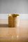 Wicker and Brass Vase Holder, 1980s 1