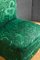 Set of Lounge Chairs in Tony Duquette Green Fabrics, 1980s 6