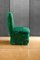 Set of Lounge Chairs in Tony Duquette Green Fabrics, 1980s 3